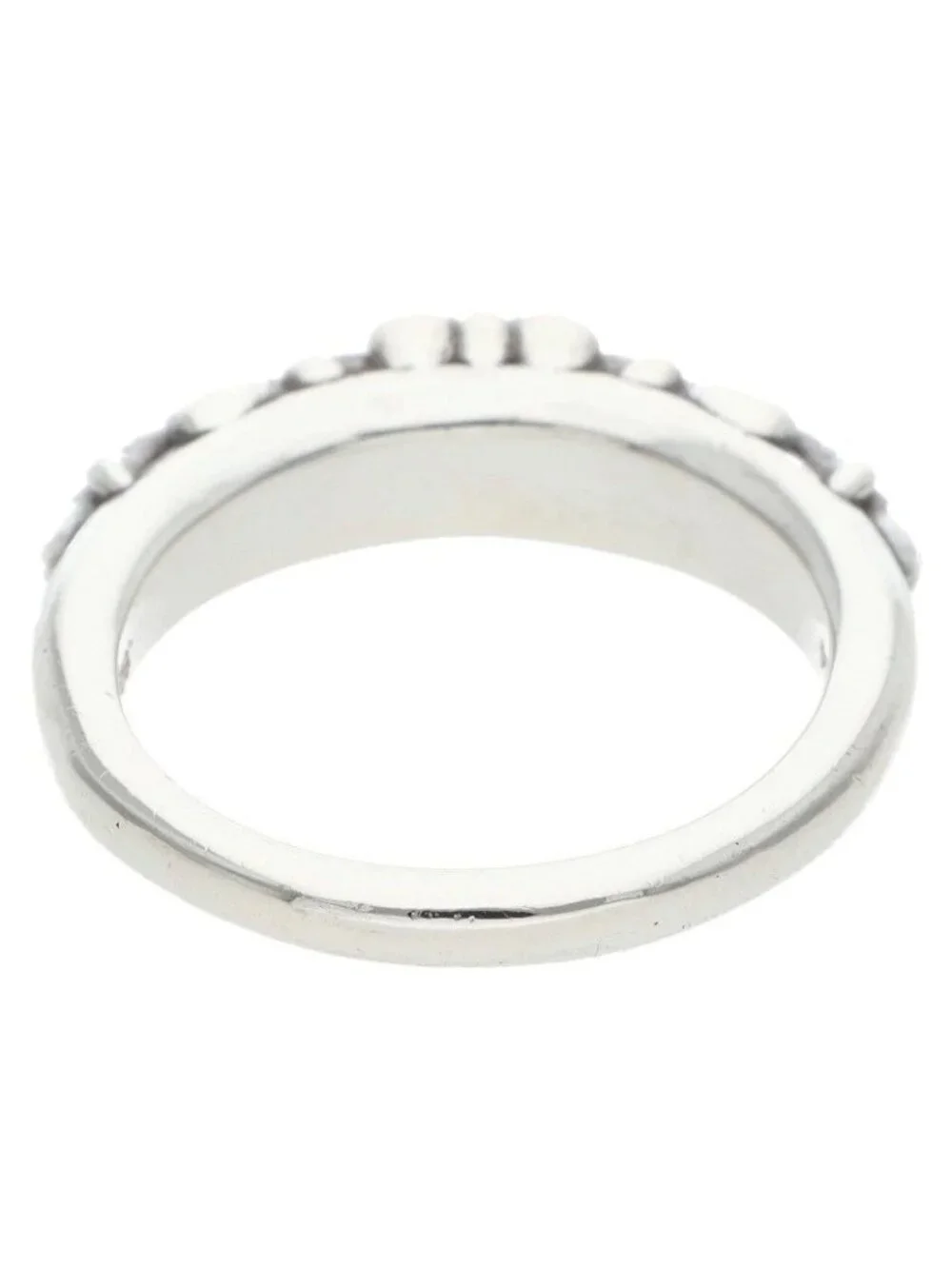 Chrome Hearts Baby Classic Floral Cross Silver Ring